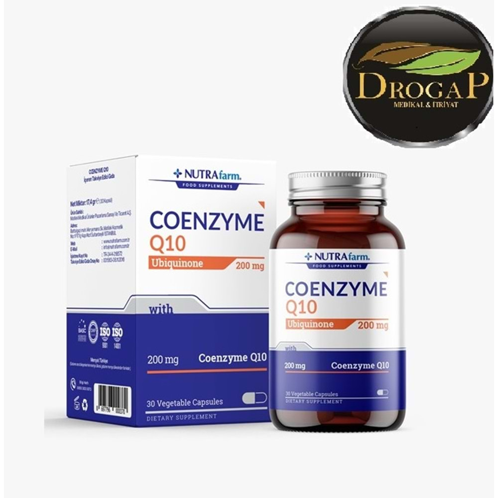 NUTRAFARM COENZYME Q10 100 MMG 60 KAPSÜL ( DERMOSKİN )