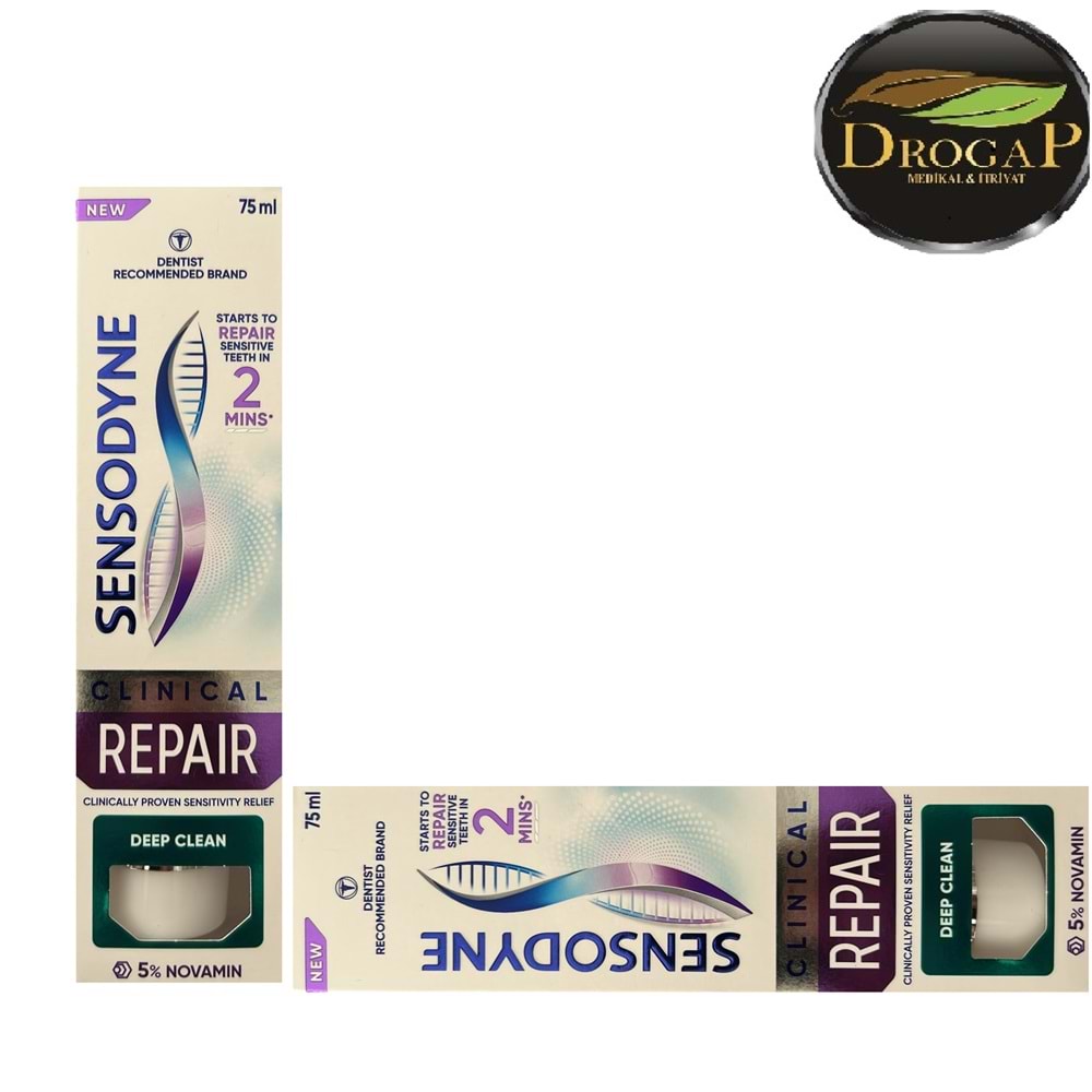 SENSODYNE DİŞ MACUNU KLİNİK ONARIM DERİN TEMİZLİK 75 ML