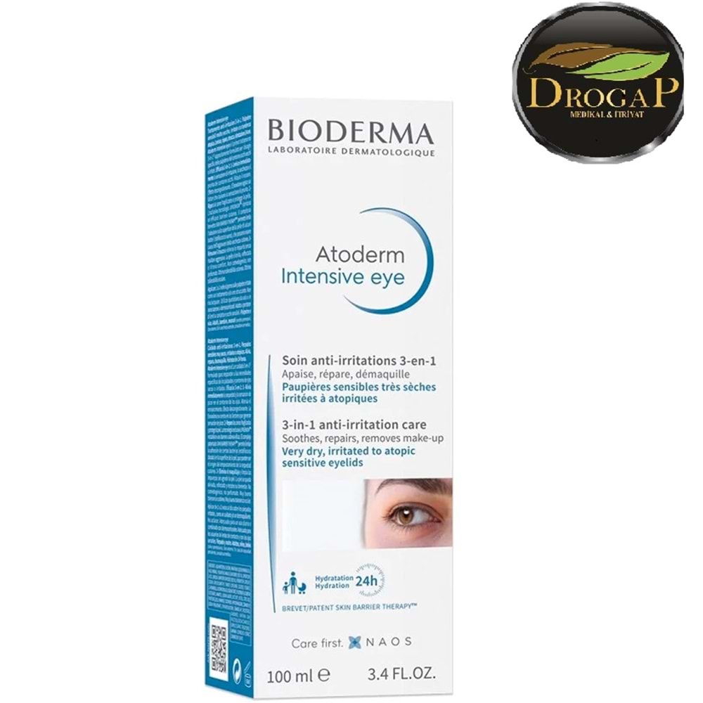 BİODERMA ATODERM İNTENSİVE EYE CREAM 100 ML PUANSIZ ( GÖZ ÇEVRESİ BAKIM NEMLENDİRİCİ KREM )