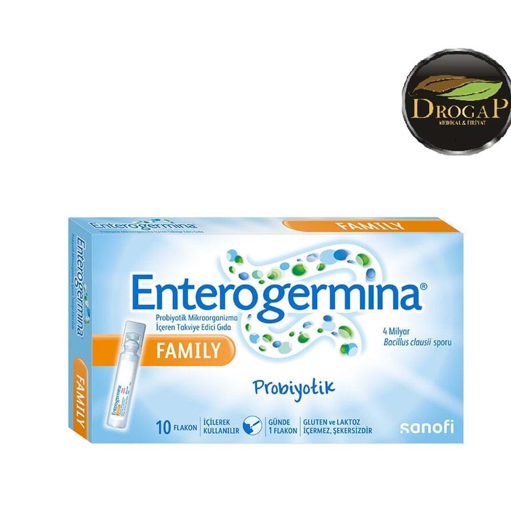 ENTEROGERMİNA FAMILY PROBİYOTİK 5 ML 10 FLAKON