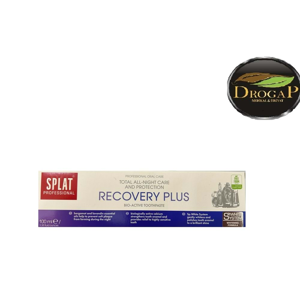 SPLAT DİŞ MACUNU RECOVERY PLUS 100 ML ( DİŞ ETİ )