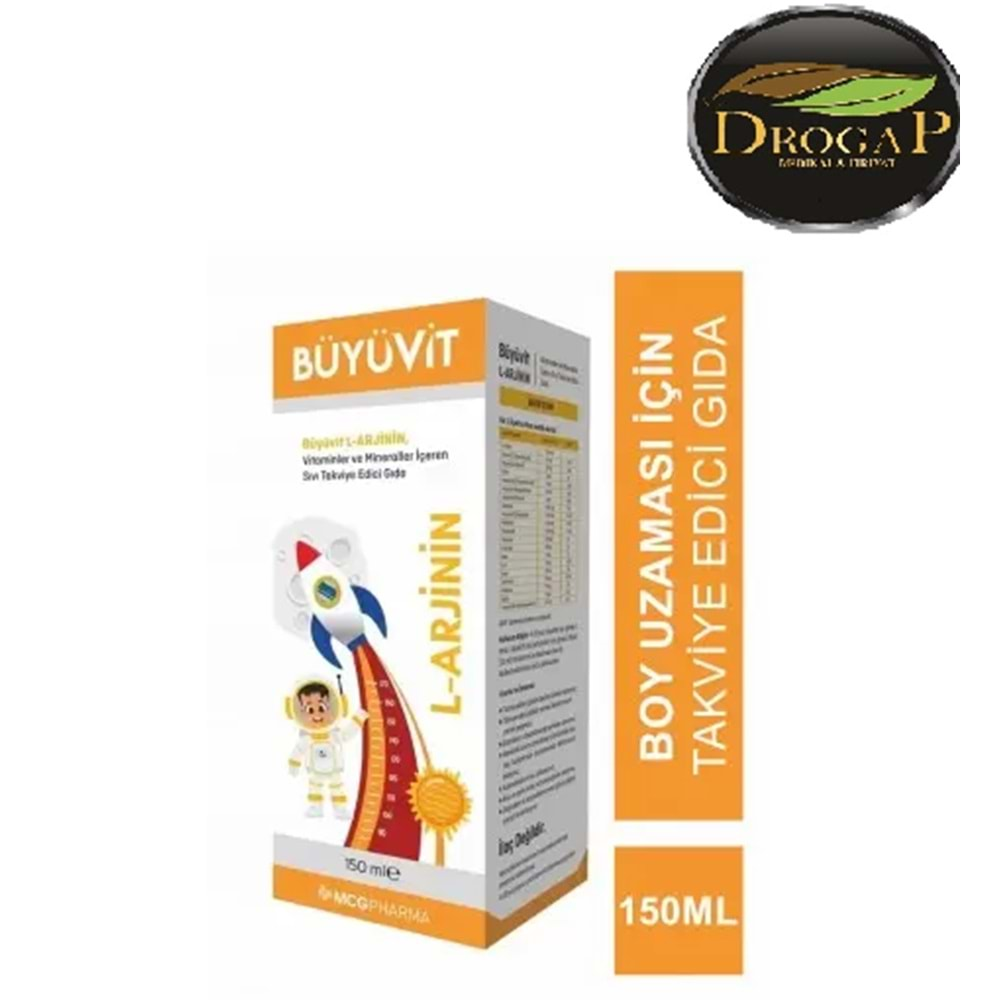 BÜYÜVİT L-ARJİNİN ŞURUP 150 ML