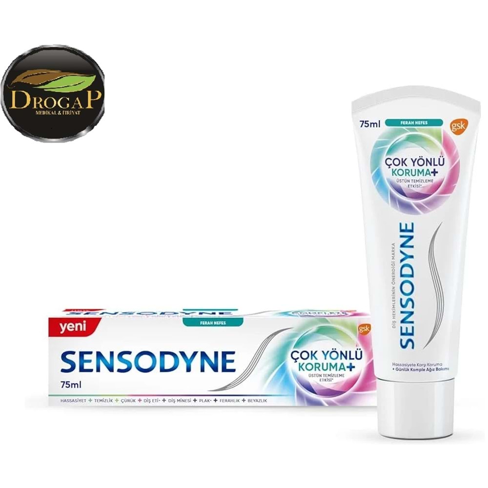 SENSODYNE DİŞ MACUNU ÇOK YÖNLÜ KORUMA GELİŞMİŞ BEYAZLIK 75 ML