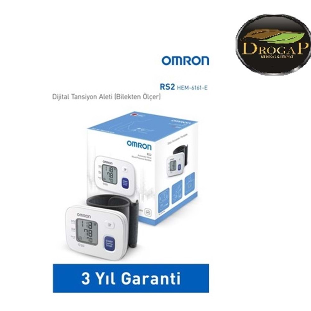 OMRON RS-2 DİJİTAL TANSİYON ALETİ ( BİLEKTEN ) HEM-6161-E