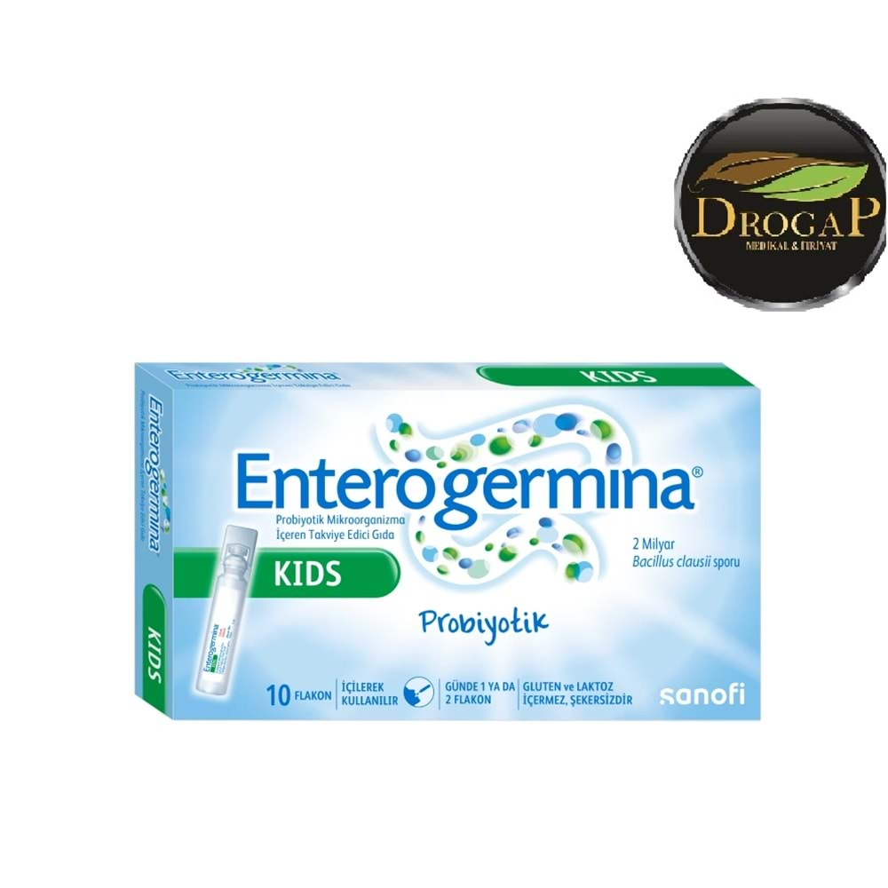 ENTEROGERMİNA KİDS PROBİYOTİK 5 ML 10 FLAKON