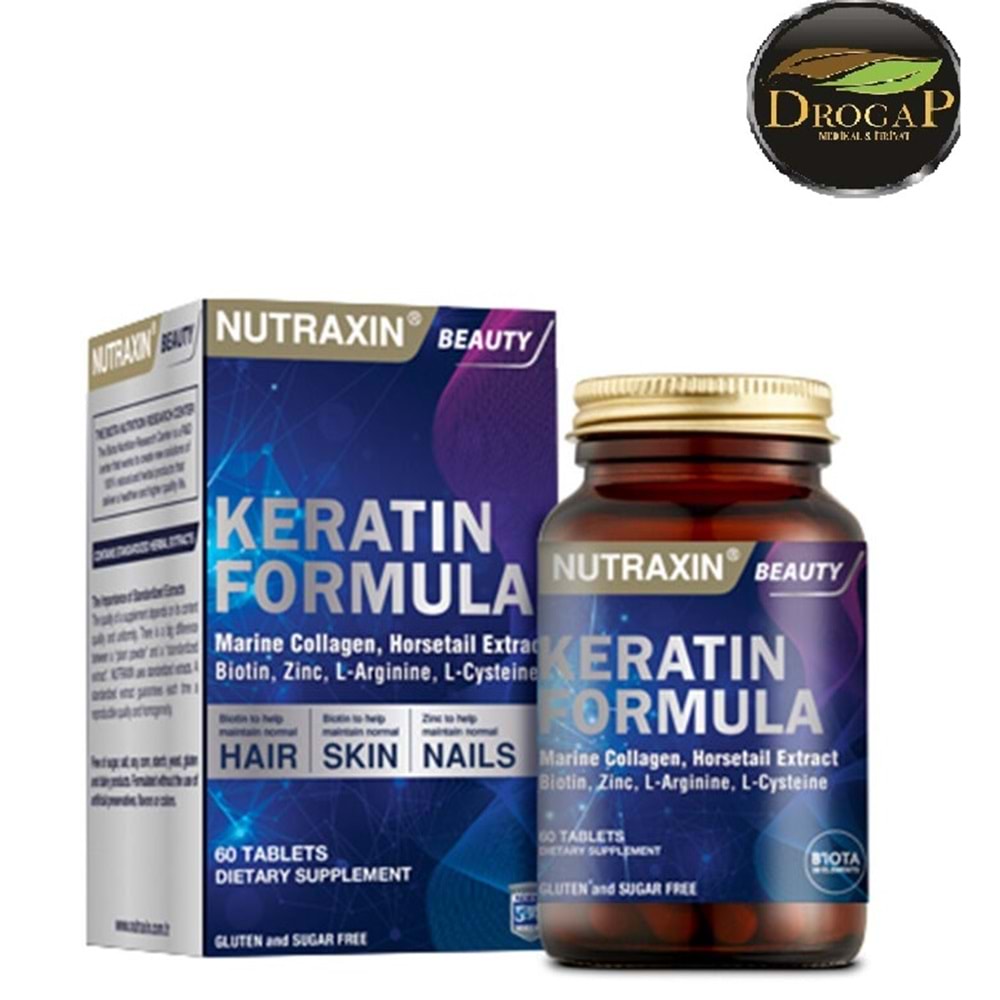 NUTRAXIN KERATİN FORMULA 60 TABLET