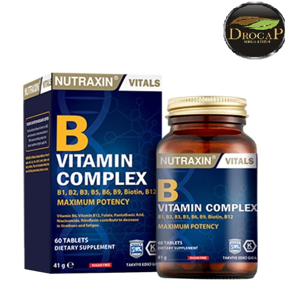 NUTRAXIN VİTAMİN B COMPLEX 60 TABLET