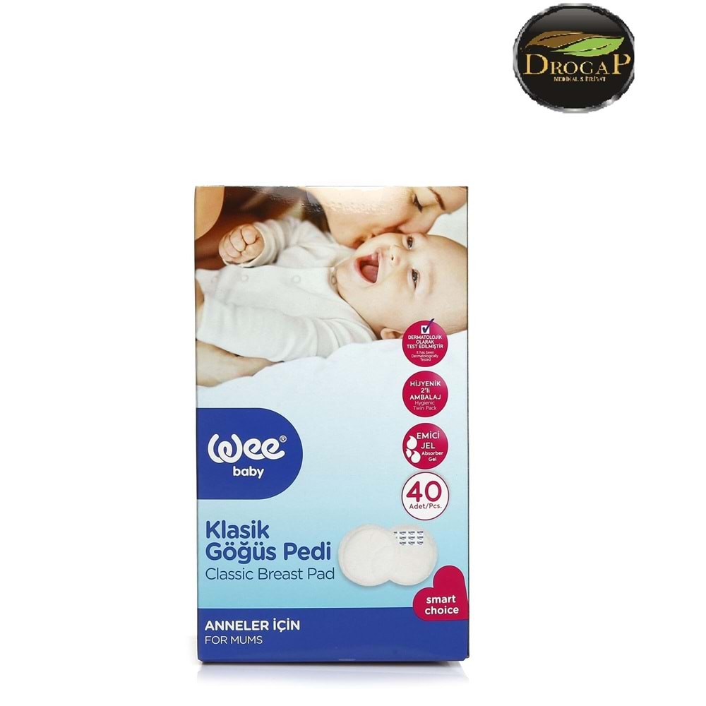 WEE BABY KLASİK GÖĞÜS PEDİ 40 LI ( 132 )