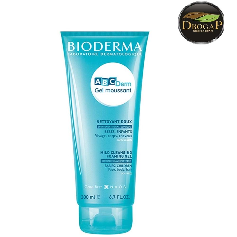 BİODERMA ABC DERM FOAMİNG CLEANSER 200 ML ( HASSAS TEMİZLEME JELİ )
