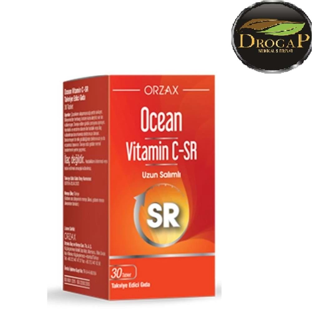OCEAN VİTAMİN C-SR 500 MG 30 TABLET