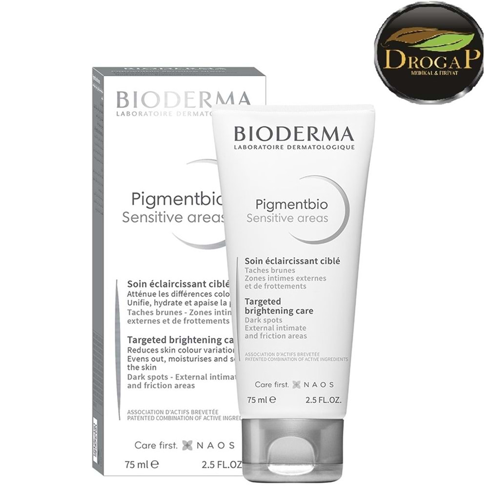 BİODERMA PİGMENTBİO SENSİTİVE AREAS 75 ML AYDINLATICI KREM ( HASSAS BÖLGELER İÇİN )