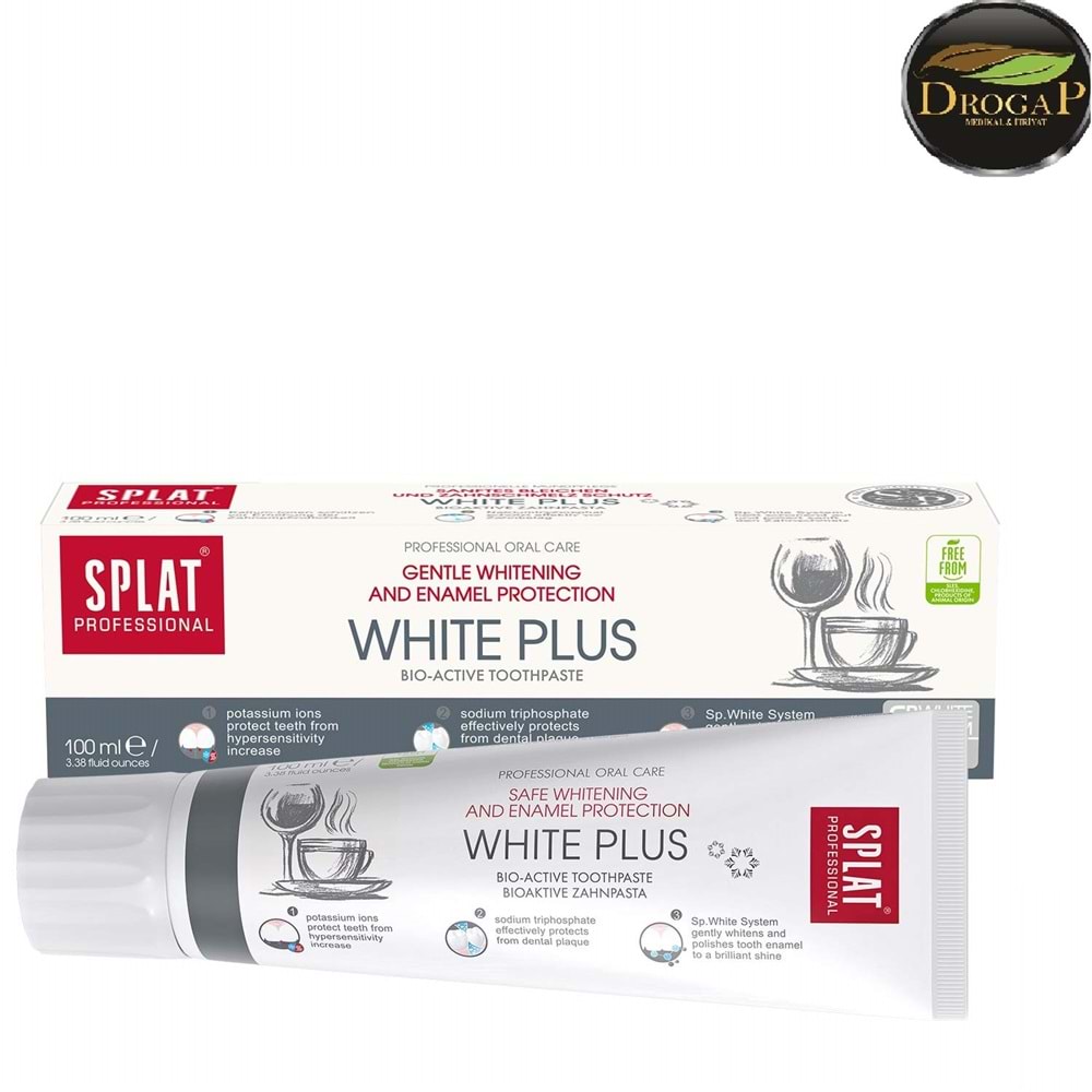 SPLAT DİŞ MACUNU WHITE PLUS 100 ML ( BEYAZLATICI )