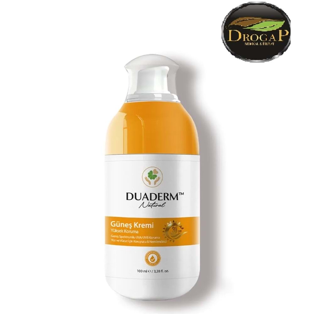 DUADERM YÜZ VE VÜCUT GÜNEŞ KREMİ 30 SPF 100 ML