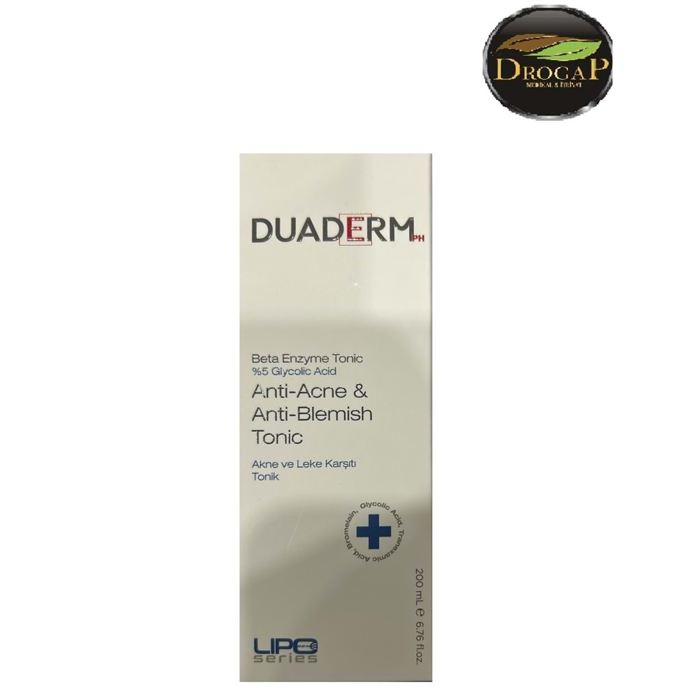DUADERM BETA ENZYME AKNE VE LEKE KARŞITI TONİK 200 ML