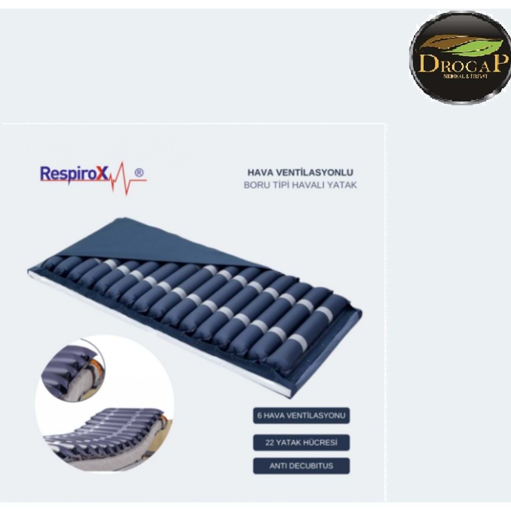 RESPİROX HAVALI YATAK HAVA VENTİLASYONLU ( BORU TİPİ ) RHB-01