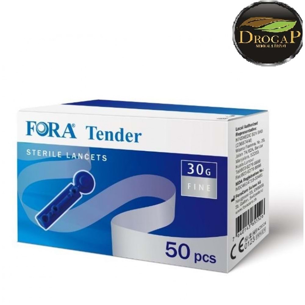 FORA TENDER MİCRO FİNE LANCET ( LANSET ) 33 G 50 Lİ