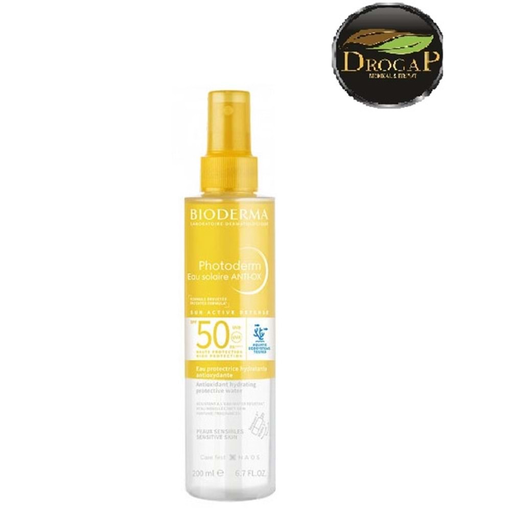 BİODERMA PHOTODERM AANTİ-OX SUN PROTECTİVE WATER SPF50+ GÜNEŞ KREMİ 200 ML SPREY