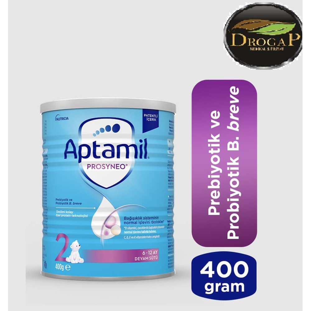 APTAMİL MİLUPA MAMA PROSYNEO DEVAM SÜTÜ 6-9 AY 400 GR. NO : 2