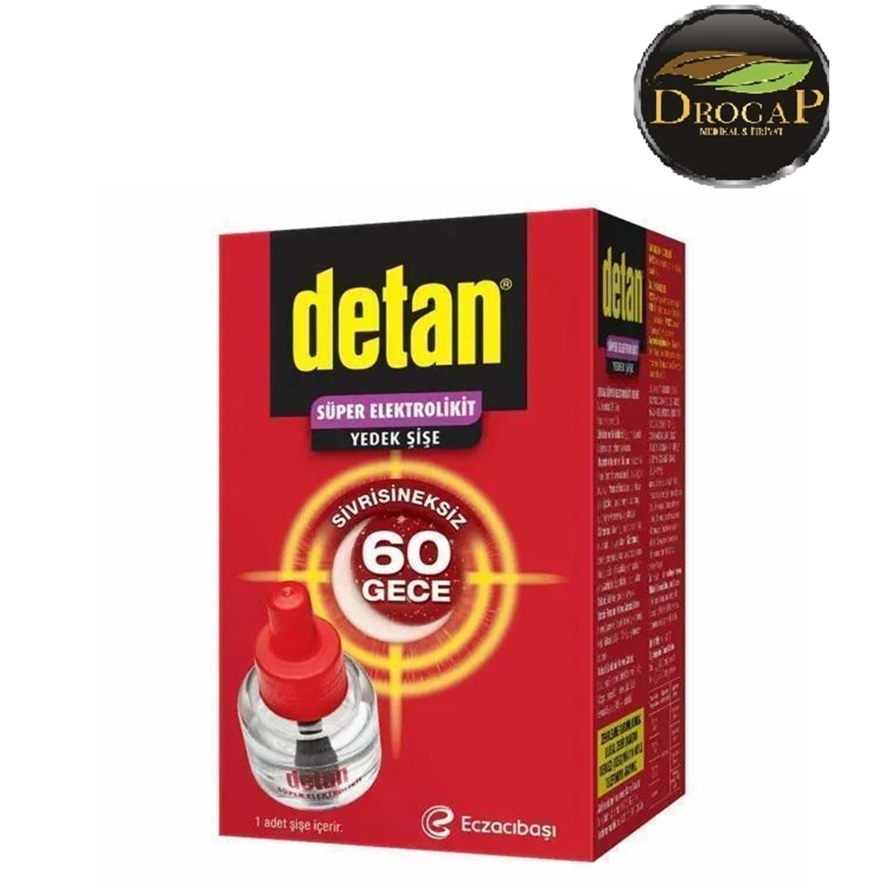 DETAN 60 GECE ELEKTROLİKİT YEDEK ŞİŞE SİVRİSİNEK KOVUCU