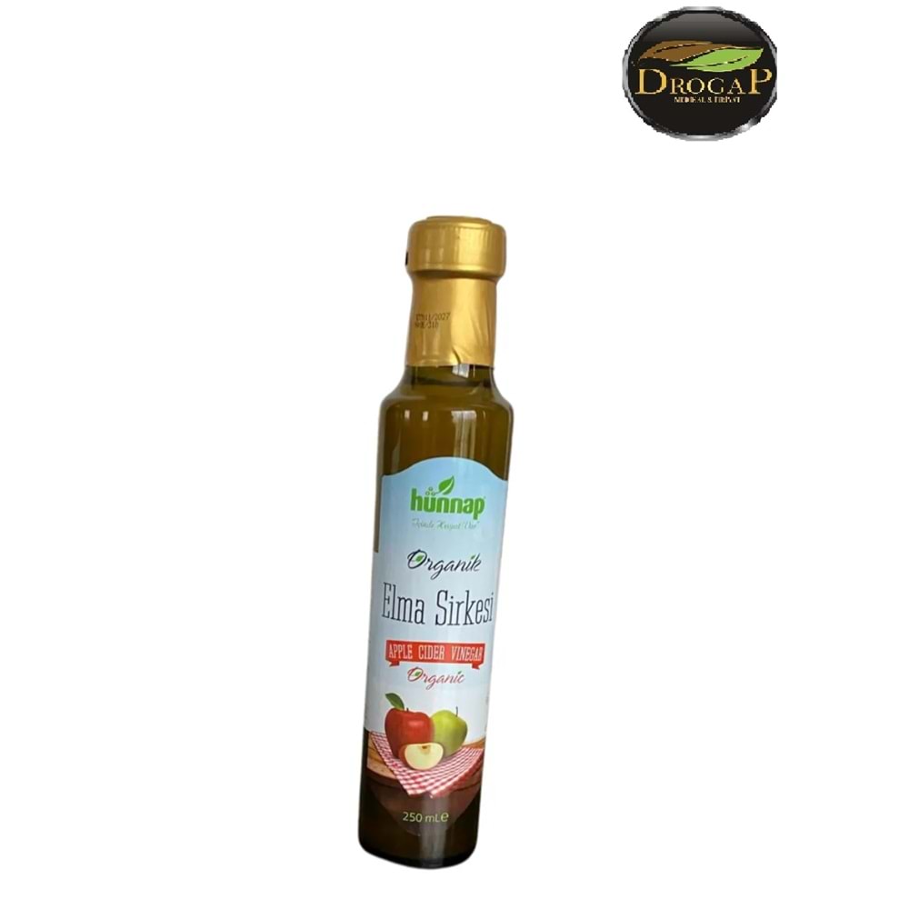 HÜNNAP ELMA SİRKESİ ORGANİK 250 ML
