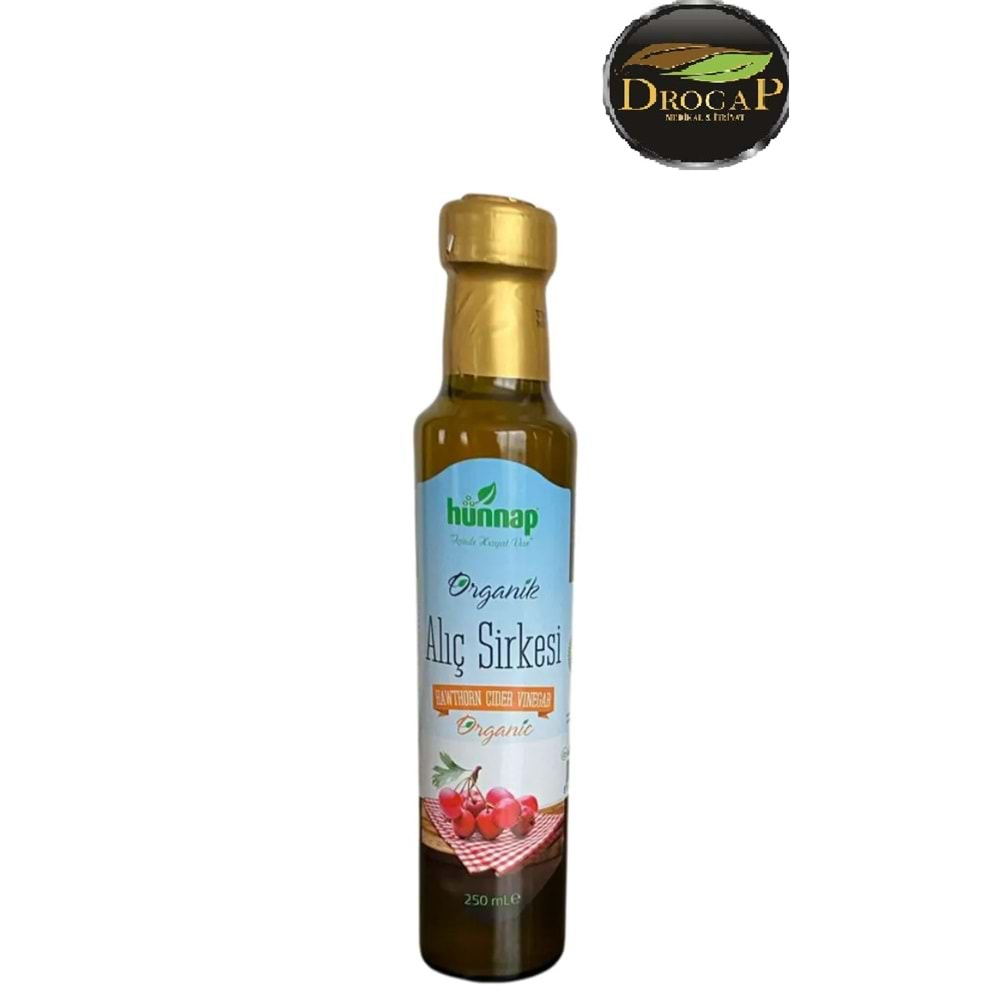 HÜNNAP ALIÇ SİRKESİ ORGANİK 250 ML