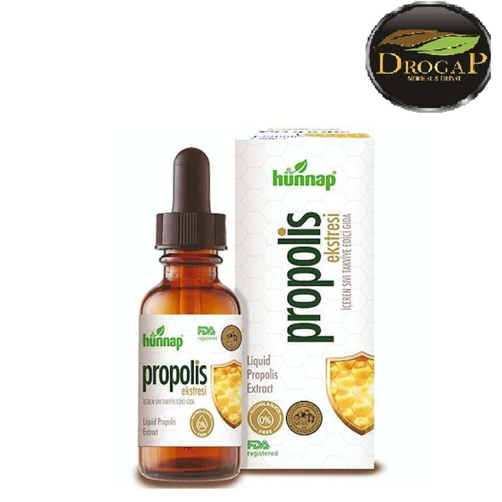HÜNNAP PROPOLİS SIVI EKSTRESİ DAMLA 30 ML