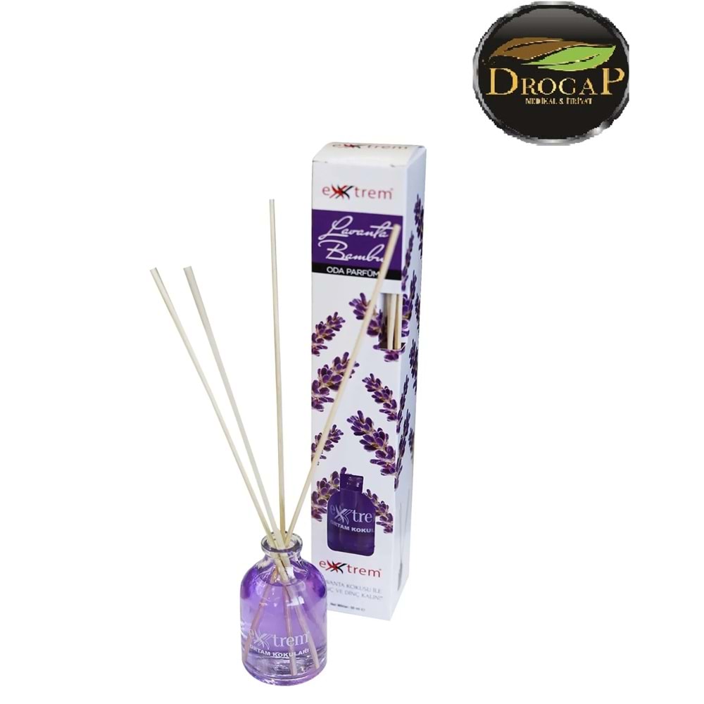 EXTREM ODA KOKUSU 50 ML BAMBU ÇUBUKLU ( LAVANTA )