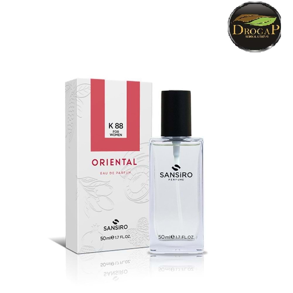 SANSİRO FLORAL PARFÜM 50 ML FOR WOMEN ( KADIN ) K- 88 ( ORİENTAL )