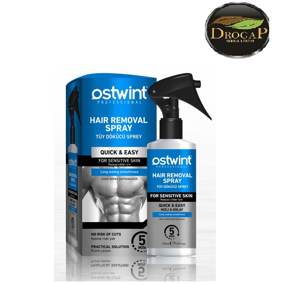 OSTWİNT PROFESSİONAL TÜY DÖKÜCÜ SPREY 150 ML ERKEK ( HASSAS CİLTLER İÇİN )