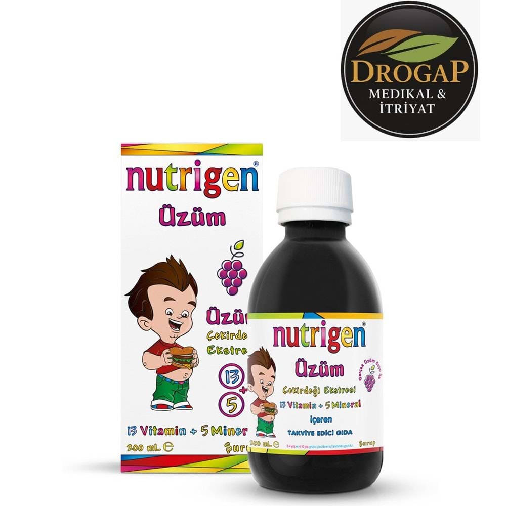 NUTRİGEN ÜZÜM EKSTRESİ 200 ML ŞURUP