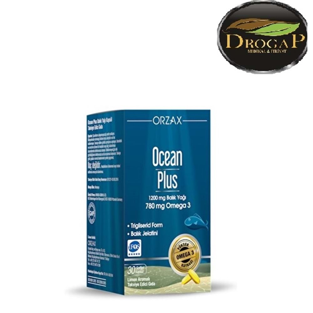 OCEAN PLUS BALIK YAĞI OMEGA 3 1200 MG 30 KAPSÜL