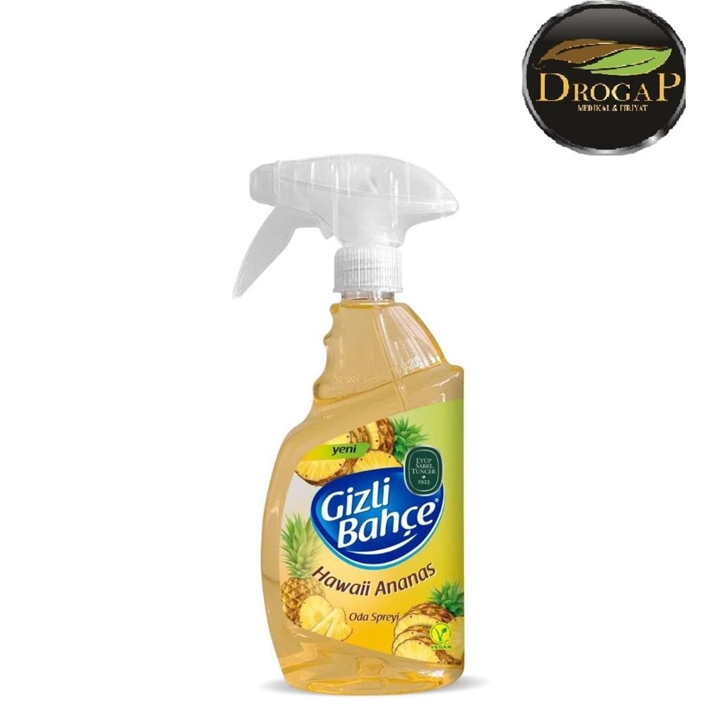 EYÜP SABRİ TUNCER GİZLİ BAHÇE ODA SPREYİ 500 ML ( HAVAİİ ANANAS )