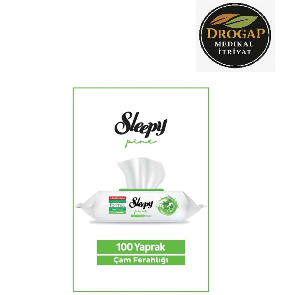 SLEEPY PİNE YÜZEY TEMİZLEME HAVLUSU 100 LÜ ( ÇAM FERAHLIĞI )