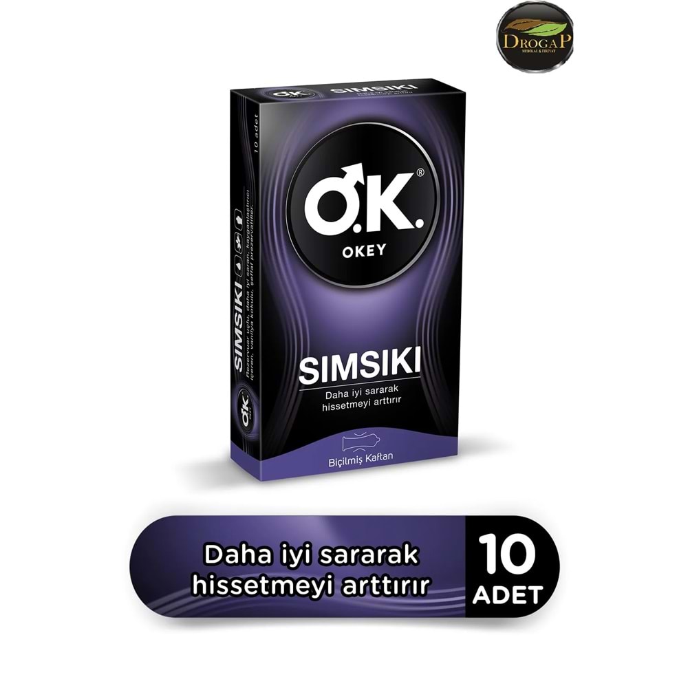 OKEY PREZERVATİF 10 LU ( SIMSIKI )