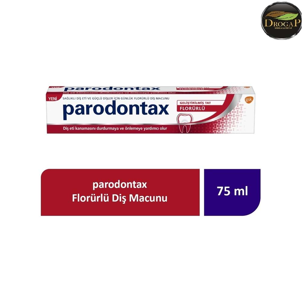 PARODONTAX DİŞ MACUNU GELİŞTİRİLMİŞ TAT FLORÜRLÜ 75 ML