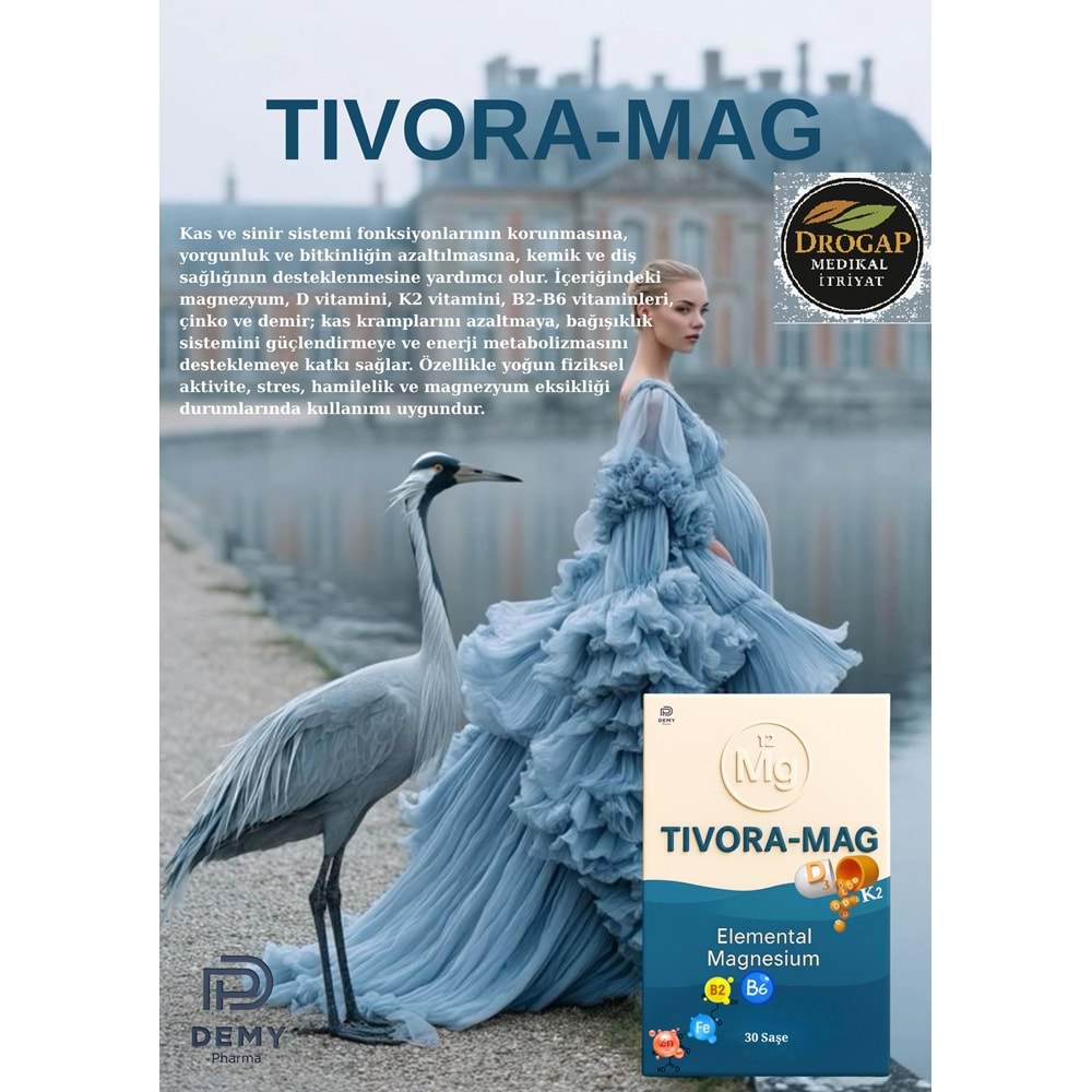 TİVORA-MAG 30 SAŞE ( ELEMENTAL & MAGNESİUM ) ( DEMY PHARMA )