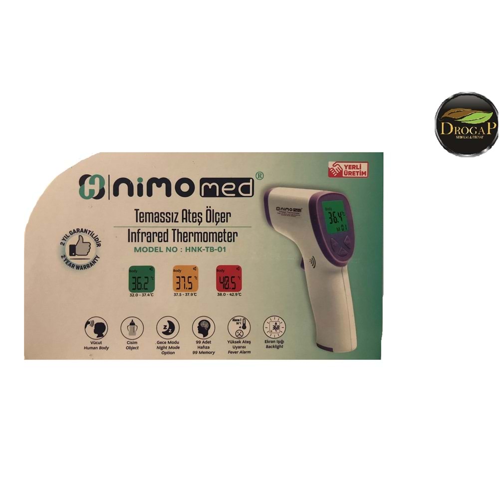 NİMO DİJİTAL KIZILÖTESİ TEMASSIZ ATEŞ ÖLÇER HNK-TB-01