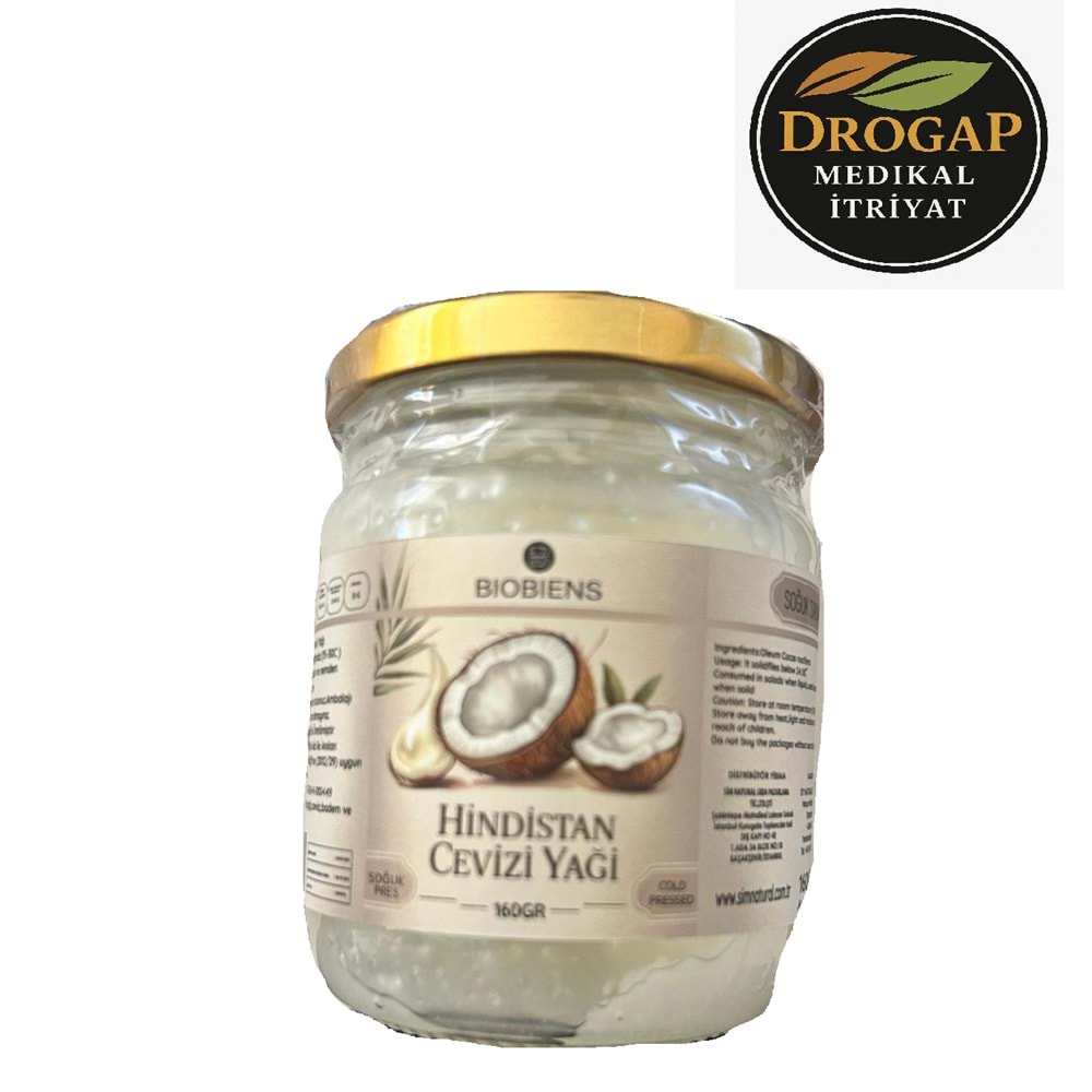BİOBİENS HİNDİSTAN CEVİZİ YAĞI 160 GR