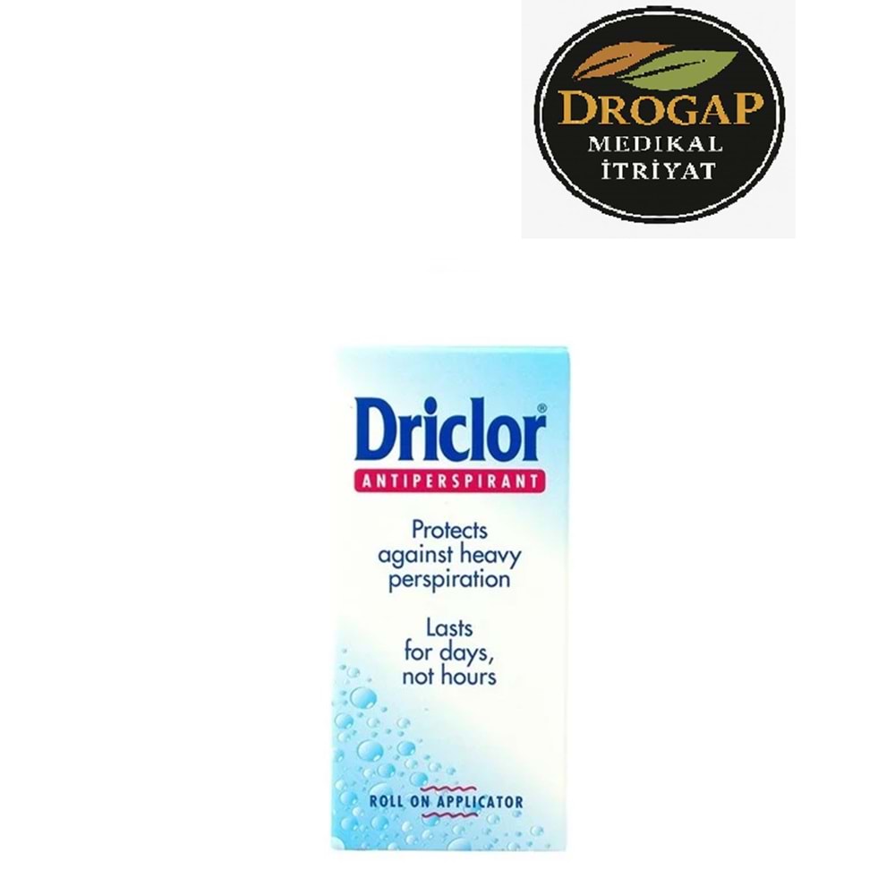 DRİCLOR ROLL - ON 20ML