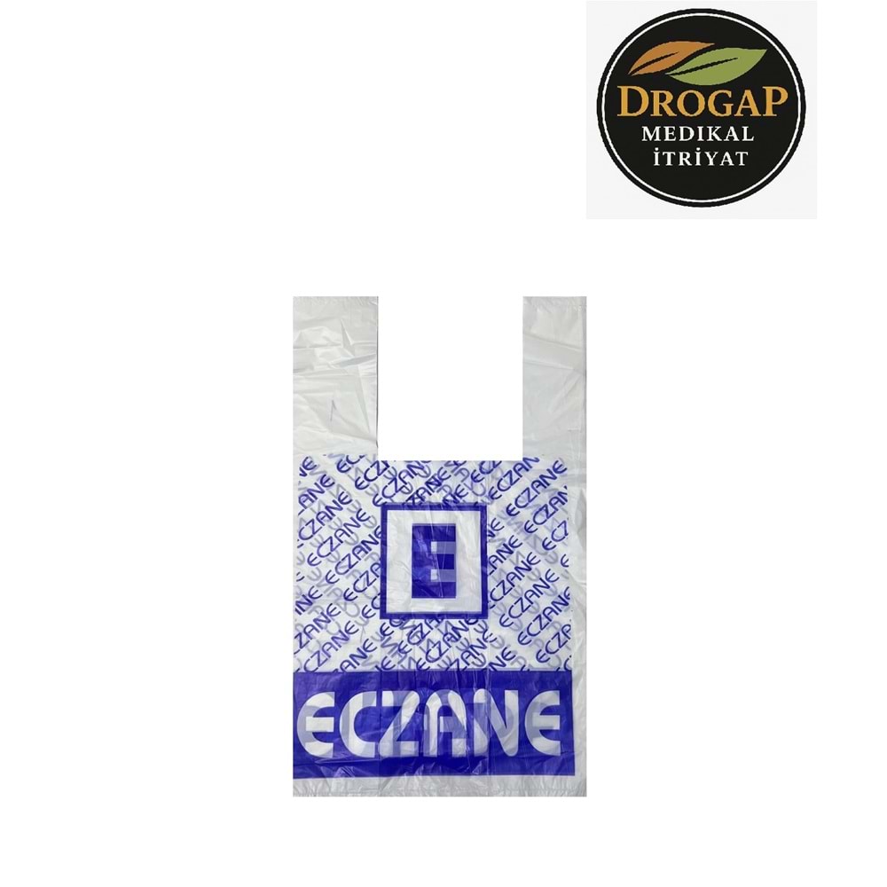 DROGAP BİO ECZANE POŞETİ 22 X 35 EBAT 10 KĞ NO : 1 ( ATLET )