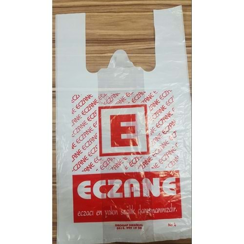 DROGAP BİO ECZANE POŞETİ 28 X 45 EBAT 10 KĞ NO : 4 ( ATLET )