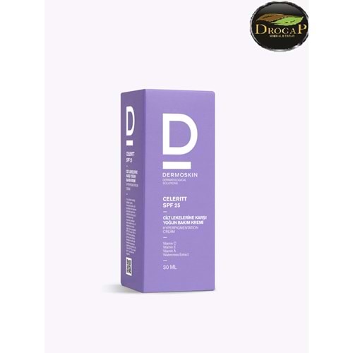 DERMOSKİN CELERİTT SPF 25 (cilt lekelerine karşı yoğ.bak.kremi ) 30 ML