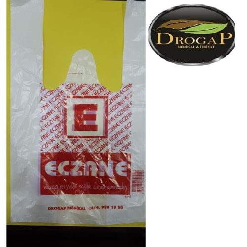 DROGAP BİO ECZANE POŞETİ 20 X 30 EBAT 10 KĞ NO : 0 ( ATLET )