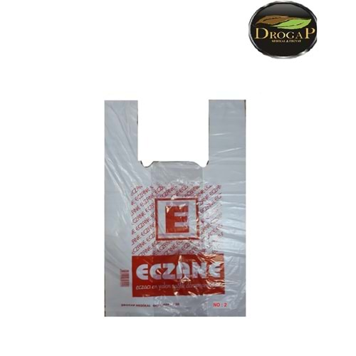 DROGAP BİO ECZANE POŞETİ 25 X 35 EBAT 10 KĞ NO : 2 ( ATLET )