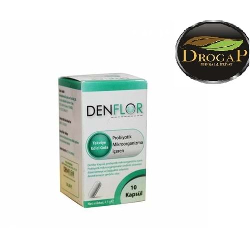 DENFLOR PROBİYOTİK 10 KAPSÜL