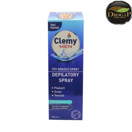 CLEMY TÜY DÖKÜCÜ SPREY MEN 125 ML TÜM CİLTLER İÇİN ( ERKEK )