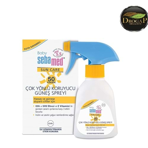 SEBAMED BABY SUN CARE SPF 50+ ÇOK YÖNLÜ GÜNEŞ KORUYUCU SPREY 200 ML ( ÇOCUK )