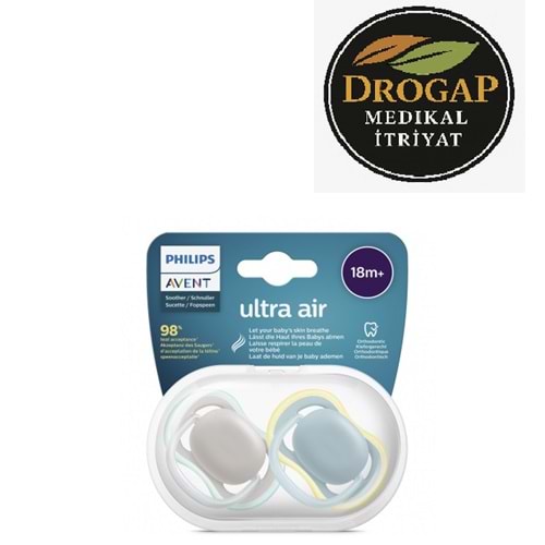 AVENT EMZİK ULTRA AİR SOOTHER SCF349/01 ERKEK 18M+ AY NO : 2