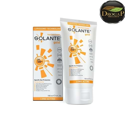 SOLANTE GOLD SUN CARE LOTİON SPF50+ 150 ML ( NEMLENDİRİCİLİ )