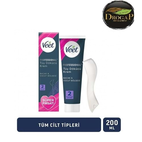 VEET PROFESSİONAL TÜY DÖKÜCÜ KREM 200 ML ( DAHA SERT TÜYLER İÇİN )